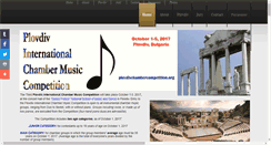 Desktop Screenshot of plovdivchambercompetition.org