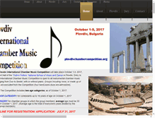 Tablet Screenshot of plovdivchambercompetition.org